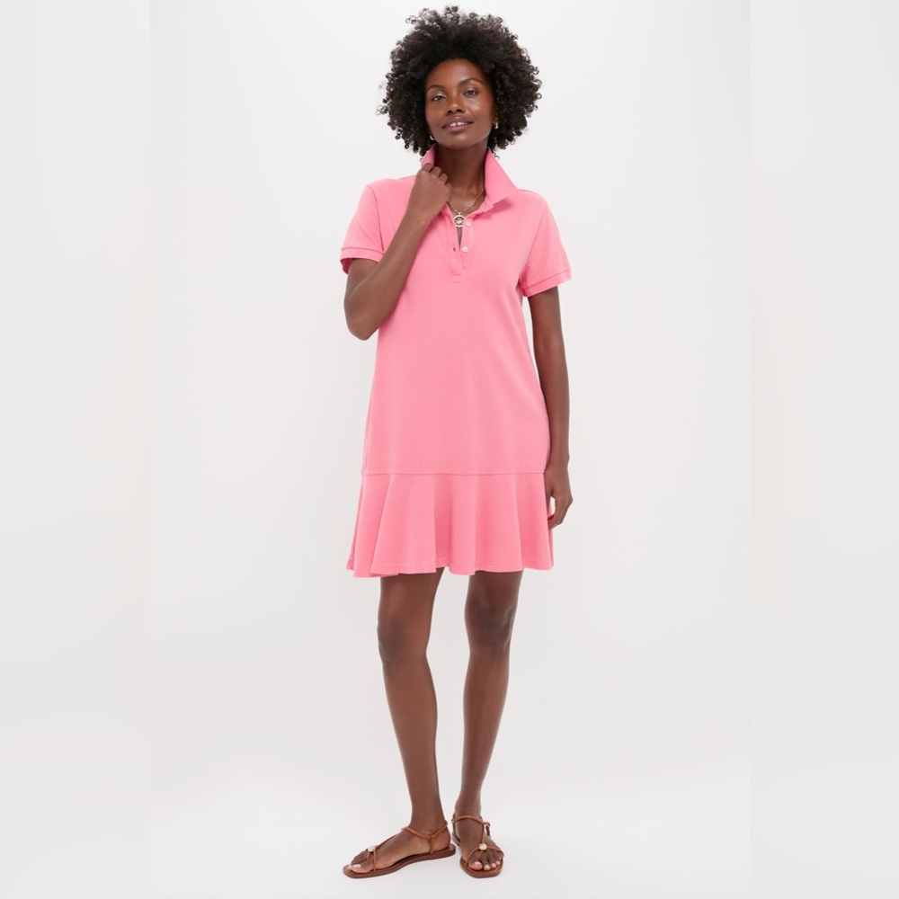 Tuckernuck Pink Pique May Polo Dress size Medium